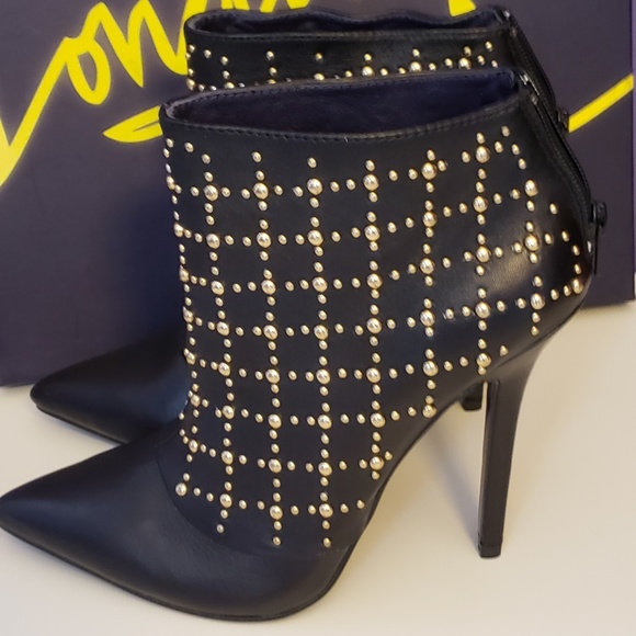 Diane Studded Booties in Black by Taylor Trash - Picture 4 of 8